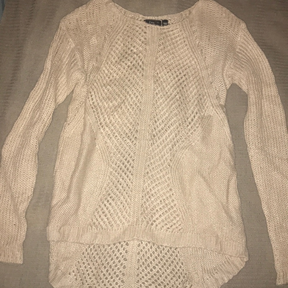 Beige knit sweater
